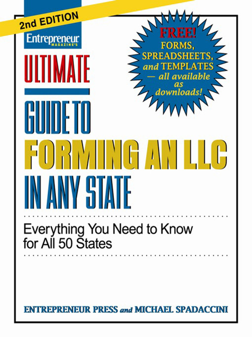 Title details for Ultimate Guide to Forming an LLC In Any State by Michael Spadaccini - Available